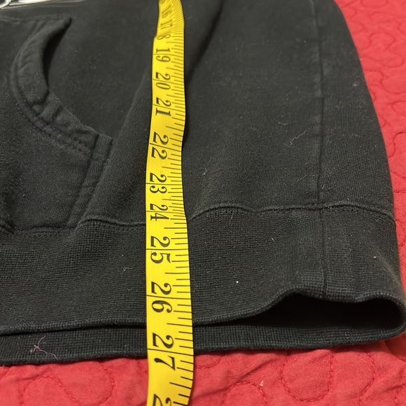 Famous stars*straps white rose skull front zip hoodie - Picture 9 of 9